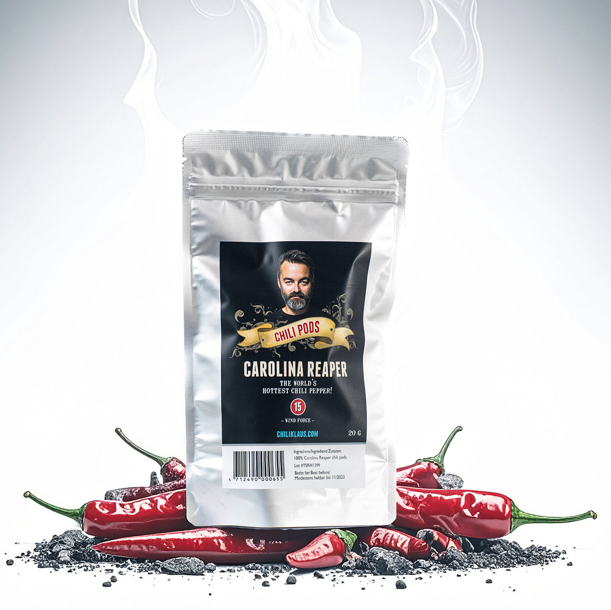 Carolina Reaper – ganz und getrocknet