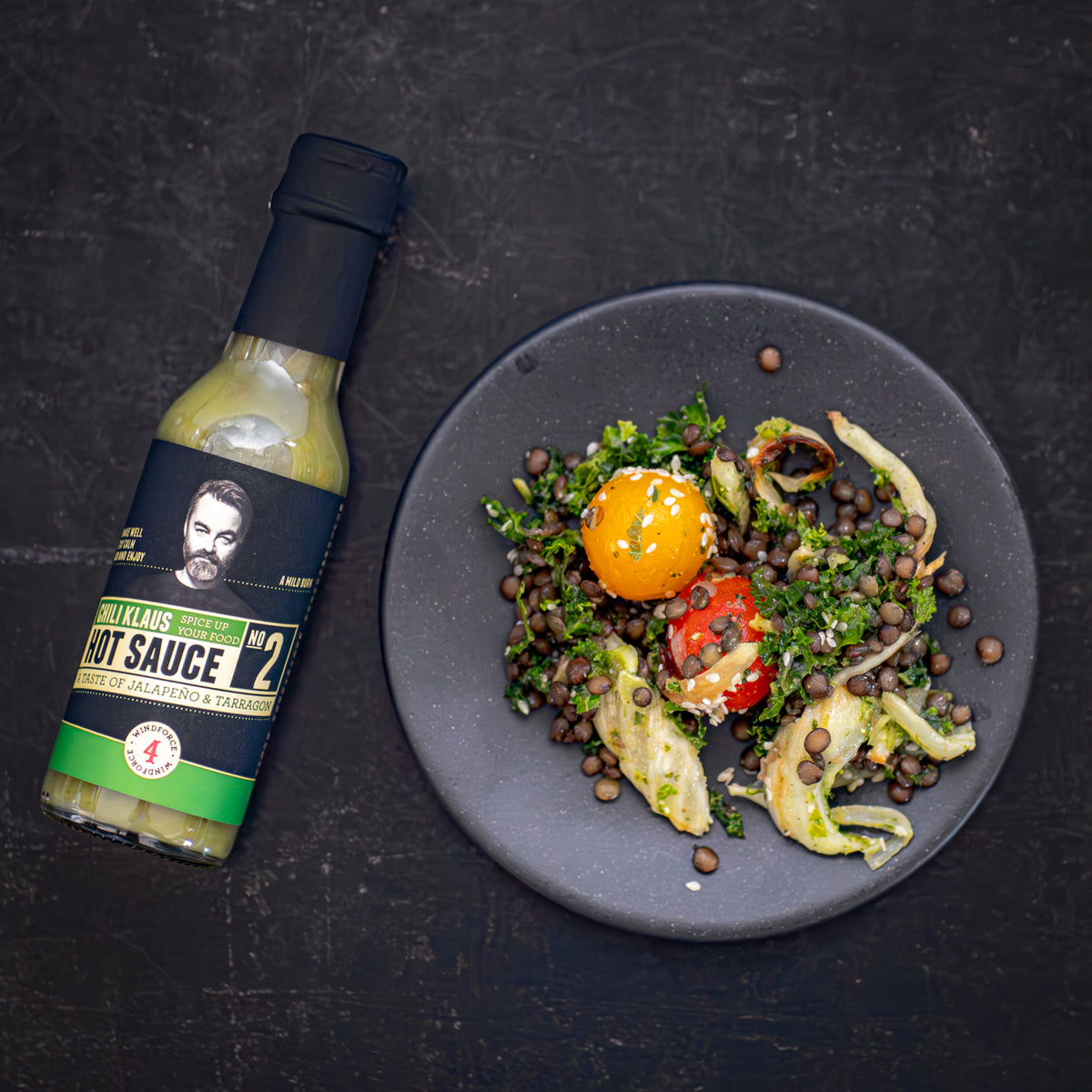 Chili Klaus Hot Sauce Nr. 2, Jalapeños und Estragon