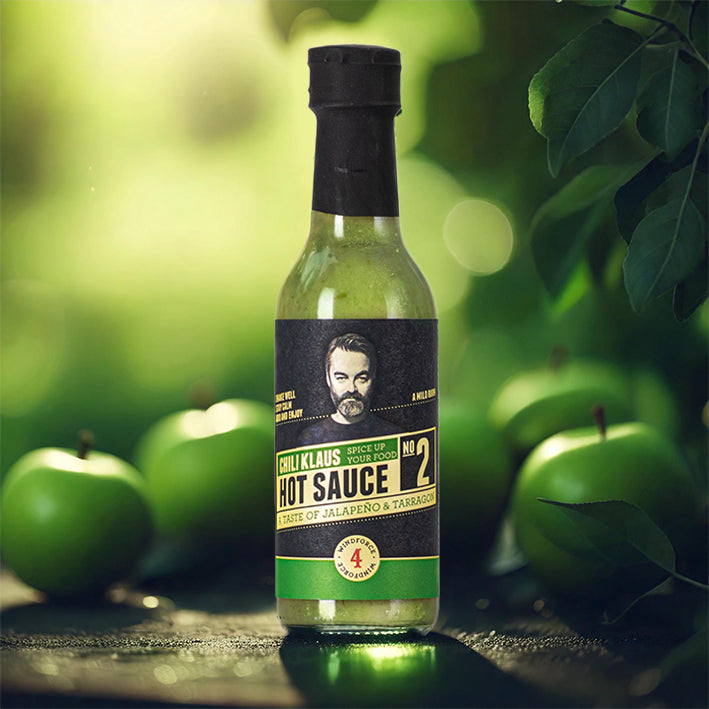 Chili Klaus Hot Sauce Nr. 2, Jalapeños und Estragon